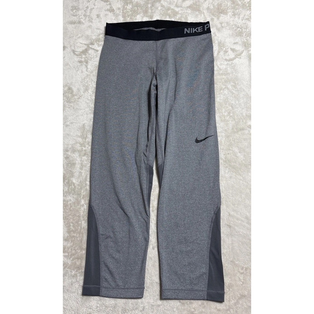 Nike Pro Women's Cropped Training Dri Fit Stretch Capris Leggings Size Medium